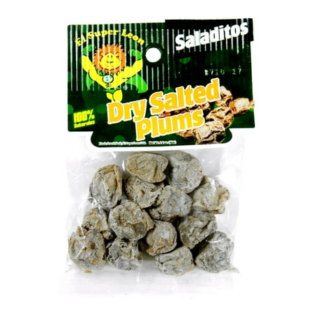 Product Of El Super Leon, Peg Dry Salted Plum, Count 12 (1.4 oz) - Snacks / Grab Varieties &