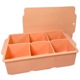 thumbnail image 2 of Paokuoon Ice Cube Mold Easy Demold Ice Tray with Lid 6 Grids High Flexibility Cold Resistant Anti Spill Ice Cube Mold, 2 of 7