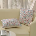thumbnail image 4 of Vintage Flower Pillow Covers 18x18 Rustic Pink Blue Floral Decor Throw Pillows Case for Couch Old Style Cute Pillowcase Outdoor Decorative Cushion Cases for Sofa Bed Decorations Set of 2, 4 of 6