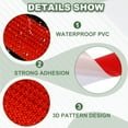 thumbnail image 3 of Uxcell Reflective Tape Strong Adhesive Safety Warning Reflector Tape, Waterproof Conspicuity for Trailers Trucks Red 10 Feet x 6 Inch, 3 of 6