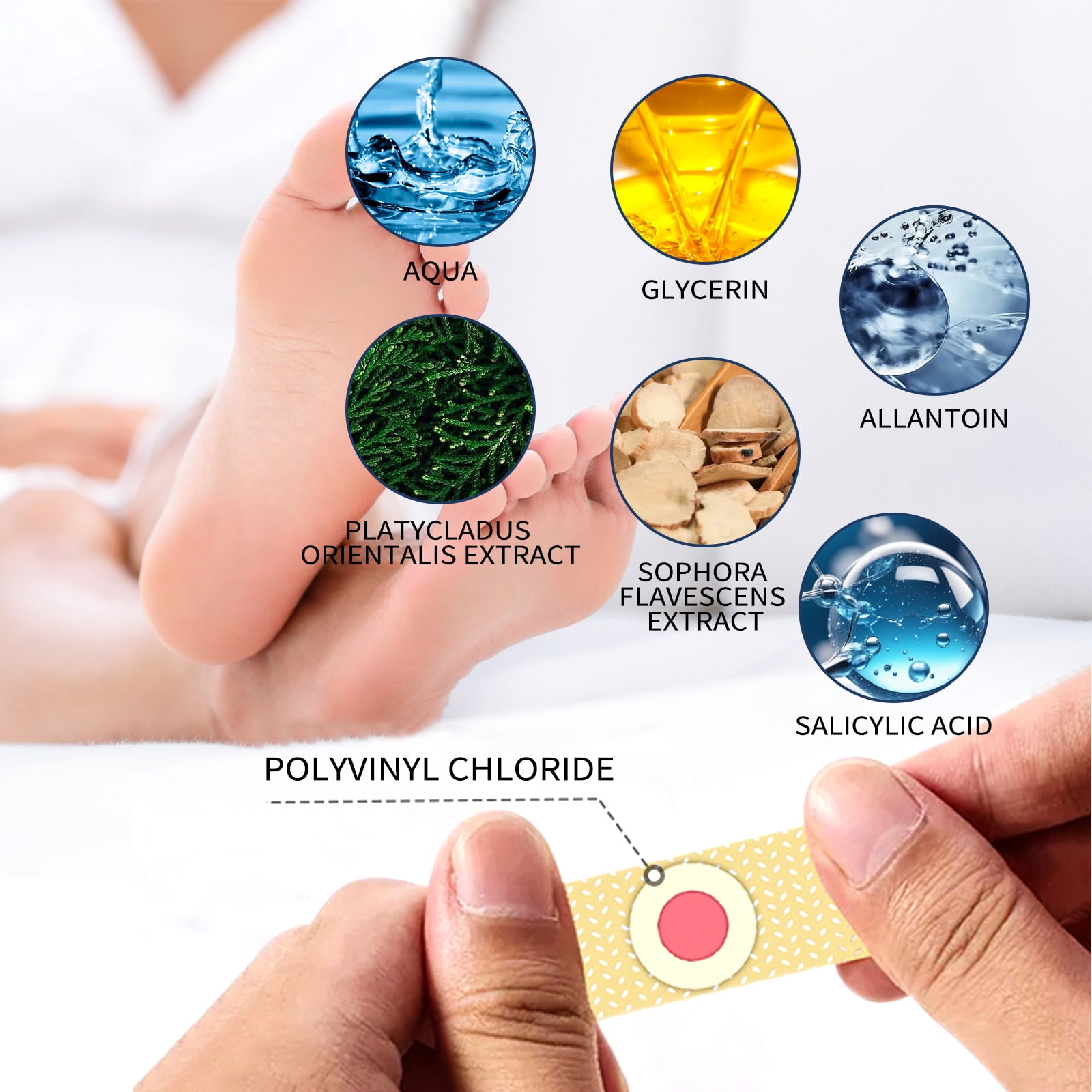 Alvantor Corn Removal Pads for Toes, Extra Strength Corn & Callus Repair Patch, 24pads