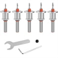 thumbnail image 1 of Juego de 5 Brocas Avellanadoras, Juego de Brocas Avellanadoras, Brocas Avellanadoras para Madera, Broca de Profundidad Ajustable, 1 of 5