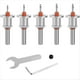thumbnail image 1 of Juego de 5 Brocas Avellanadoras, Juego de Brocas Avellanadoras, Brocas Avellanadoras para Madera, Broca de Profundidad Ajustable, 1 of 5