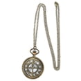 thumbnail image 2 of Reloj de Bolsillo ANGGREK Para Hombre Retro Bronce Cuarzo, 2 of 8