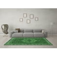 thumbnail image 3 of Ahgly Company Indoor Square Persian Emerald Green Traditional Area Rugs, 4' Square, 3 of 4