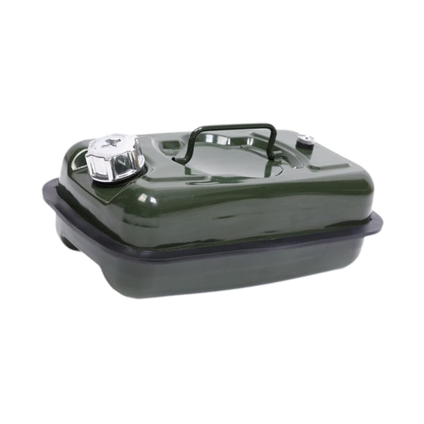Tanque de combustible para asiento de motocicleta, bidón de líquido para uso de emergencia con tapa resistente Tapa de aluminio de 5L