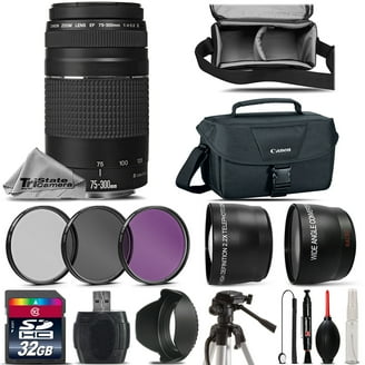 ⭐️美品⭐️Canon EF 75-300 III & EF-EOS M アダプター Canon EF 75-300mm f/4-5.6 III Zoom Lens with EF-M Adapter for DSLR