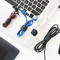 thumbnail image 2 of Reusable Fastening Cable Ties 3m 【5Rolls】 Cable Ties 5 Rolls Hook and Loop Cable Straps Adjustable Cord Ties for Cable Management Cord Organizer Straps Colorfull, 2 of 5