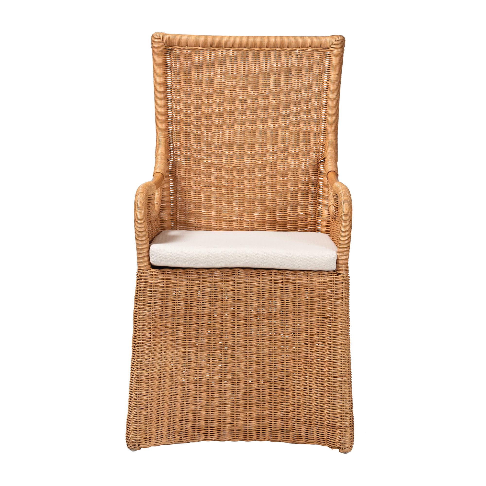 bali & pari Amsterdam Boho Dining Chair, Light Honey