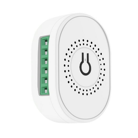 Inteprter Mini interruptor inteligente WiFi, módulo de interruptor inteligente de 2 vías, encendido y apagado, interruptor inalámbrico de Electrónica