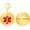 Type 1 Diabetes-gold, variant on Custom Medical ID Keychain for Men Women Seniors – Waterproof Stainless Steel Emergency Alert Tag, Free Engraving, Round Medical Jewelry Gift