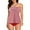 Red, variant on Njoeus Two Piece Tankinis Swimsuit for Women Tummy Swimsuit Control Bathing Suit Beach Swimwear Halter Padded Tank Tops and Panty Set