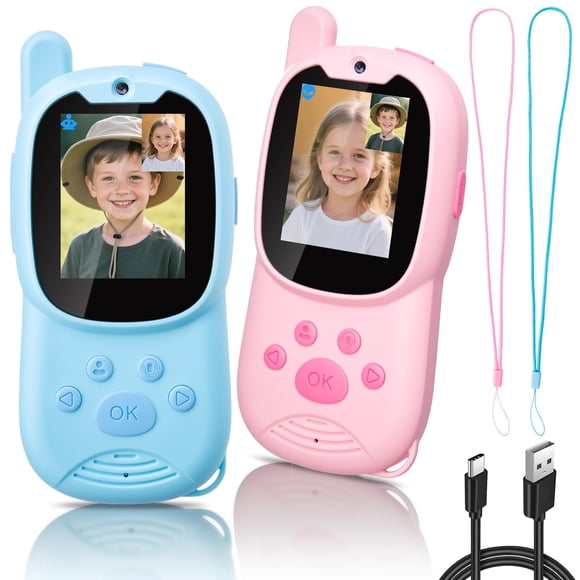 Walkie Talkies EFO SHM para niños con cámara HD azul+rosa