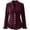 Wine, variant on Cmtiyu Ruffled Jackets for Women Long Sleeve Lapel Button Down Wine Corduroy Jacket Dressy Casual Lightweight Fall Jacket S-3XL