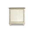 thumbnail image 4 of Signature Design by Ashley Realyn Cottage-Style Mirrored End Table in Antique White, 4 of 8