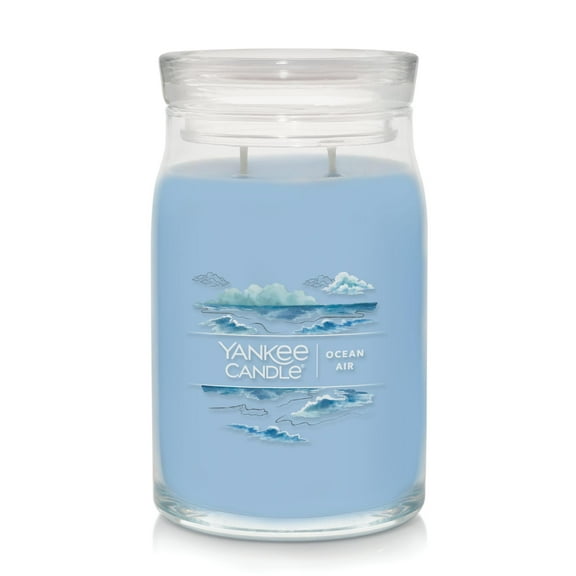 Yankee Candle Signature Large 2-Wick Candle, Ocean Air, 20 oz