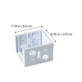 thumbnail image 2 of 4PCS Two-headed Installation Blinds Parts Blind Window Fixed Parts Blinds Installation Accessories, 2 of 6