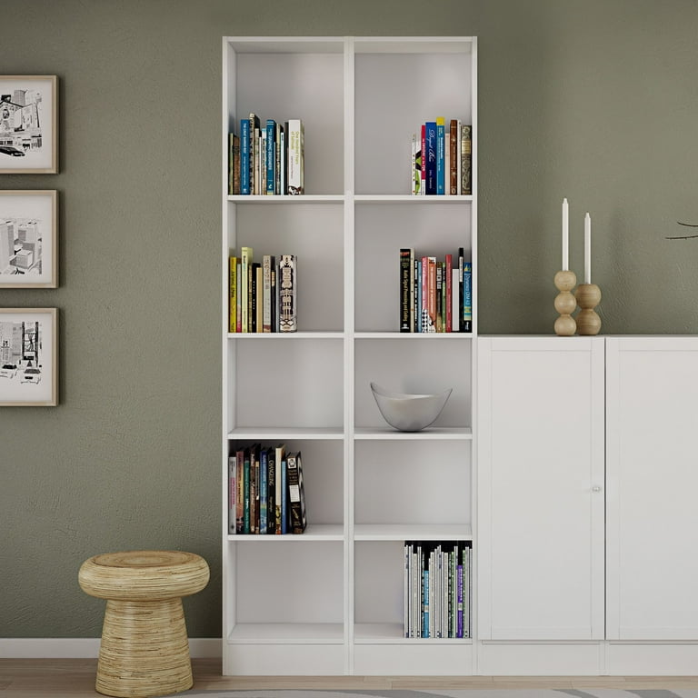 Element Tall Narrow 5 Shelf Bookcase