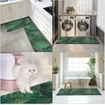 thumbnail image 6 of Anti-Fatigue Kitchen Rug Set of 2 Palm Leaves Green Tropical Cushioned Kitchen Floor Mat, Standing Mat Waterproof Non-Slip Kitchen Mats and Rugs PVC Ergonomic Comfort Foam Rug for Kitchen, 6 of 6