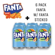 Original European FANTA Pineapple & Grapefruit Flavor Soda Soft Drink- 6pack 330ml/each With FANTA Sticker