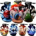 3D Printing Sports Bowling Graphic Sweatshirts Casual Men's Pullovers ...