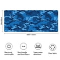 thumbnail image 3 of Blue Camo Classic Pattern Bathroom Rugs Mat,Non Slip Microfiber Bathroom Rug,Rubber Backing,Soft Bathroom Mats for Bathroom Floor,Tub and Shower,60x24in(150x60cm), 3 of 5