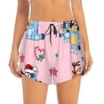 thumbnail image 4 of Lsque Bluey Printed Women's Running Shorts with Liner Pockets,Elastic Quick Dry Workout Athletic Gym Yoga Shorts,Womens High Waist Shorts-Large, 4 of 9