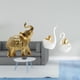 thumbnail image 2 of Escultura artística de resina con elegante y cisne para dormitorio, escritorio, estantería, decoración del hogar y estantería de mesa para pa, 2 of 8