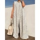 thumbnail image 3 of Monos estampados de corte holgado para mujer, ropa de estar por casa sin mangas, cuello redondo, pantalones de pierna ancha, novedad de verano, envío directo, 3 of 4