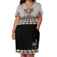 thumbnail image 2 of vestido de fiesta de té de bolsillo suelto vestido largo, 2 of 6