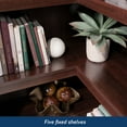 thumbnail image 6 of Sauder Miscellaneous Storage Engineered Wood Bookcase Select Cherry, 6 of 14