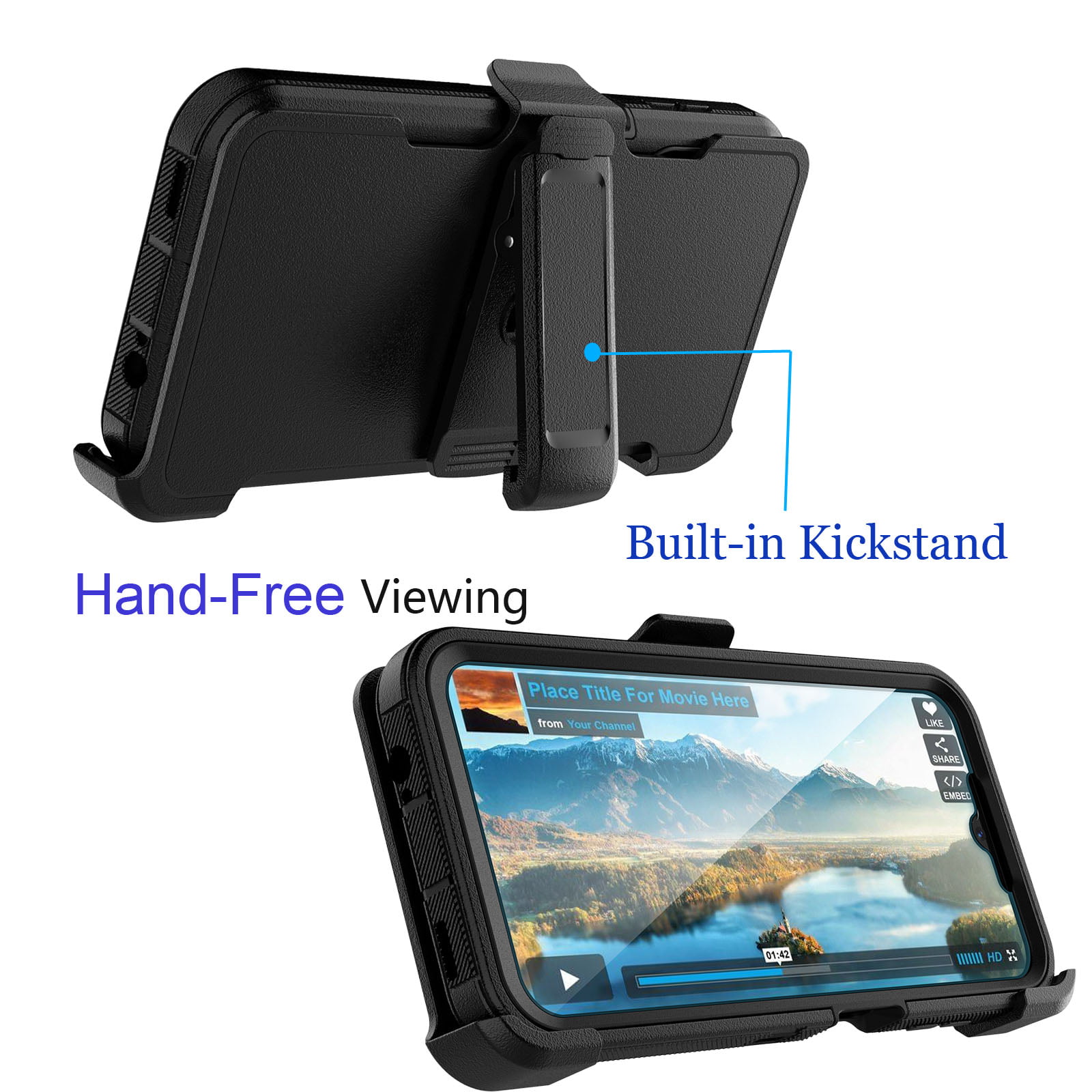 YBD LV Silica gel Phone Case With Lanyard for Samsung Galaxy A14