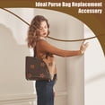 thumbnail image 3 of Youkk 4pcs PU Convenient Replacement Strap For Handbags Durable And Scratch-proof Exquisite Craft White+Coffee 1Set, 3 of 6