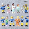 thumbnail image 3 of 12pcs Fireman Sam Figures Toy Set Cake Toppers Decoration Cartoon Doll Kids Birthday Toy Gift, 3 of 3
