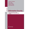 thumbnail image 1 of Sécurité de l'Information : 9ème Conférence Internationale; ISC 2006, le Samos, Grèce, 30 Août - 2 Septembre 2006, Proceedings (Notes de Conférence en Informatique / Sécurité et Cryptologie), 1 of 2