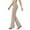 B12#Beige, variant on Mlqidk Womens Wide Leg Bootcut Dress Pants Stretchy Business Casual Pants Beige Slacks High Waist Work Pants Office Trousers Pants S