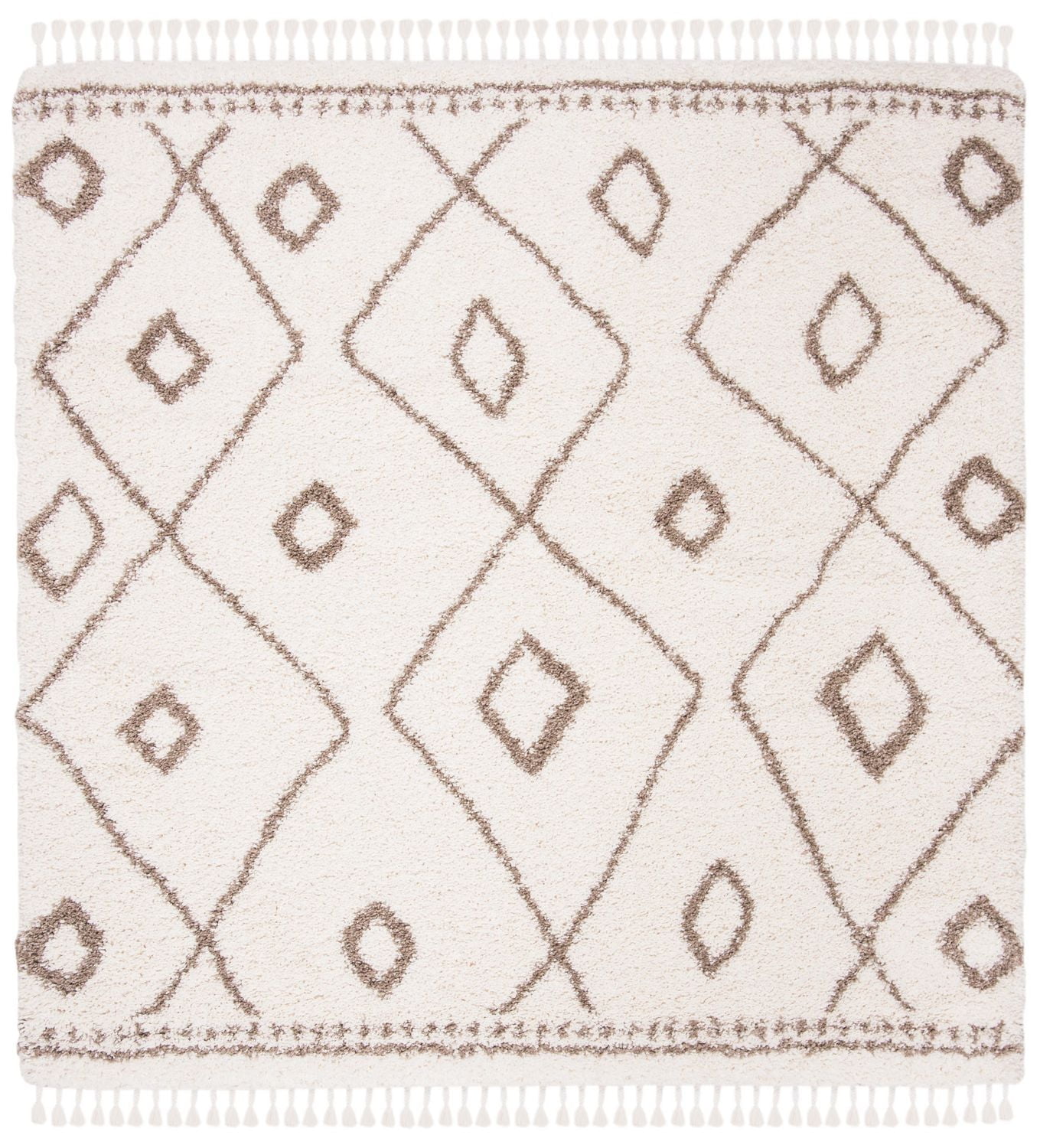 Safavieh Moroccan Fringe Barclay Geometric Shag Area Rug