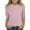 Light pink, variant on YOUYEDAIN 3/4 Sleeve Shirts for Girls Size 11-12 Crew Neck Top Cute Teen Girls Clothes Oversized Tshirt Light Purple 11-12 Years