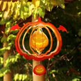 thumbnail image 3 of Carillón de Cabaza de material acero Inoxidable 3D, Adorno Colgante de Carillón Giratorio para Jardín, Patio, Adornos Interiores, Regalos CUTICAT Campanilla de viento de calabaza, 3 of 8