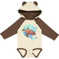 thumbnail image 3 of Inktastic Key West, Florida Swimming Sea Turtle with Bubbles Boys or Girls Long Sleeve Baby Bodysuit, 3 of 5
