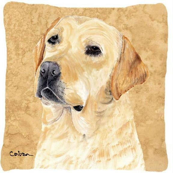 Carolines Treasures  Labrador Indoor & Outdoor Fabric Decorative Pillow