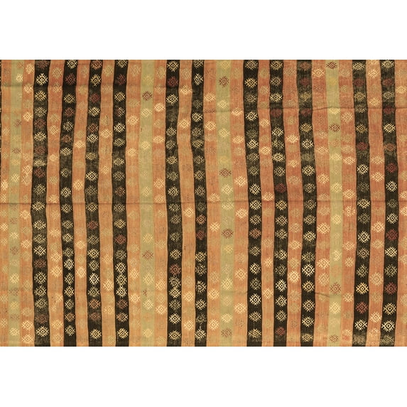 Ahgly Company Indoor Rectangle Oriental Brown Traditional Area Rugs, 7' x 10'