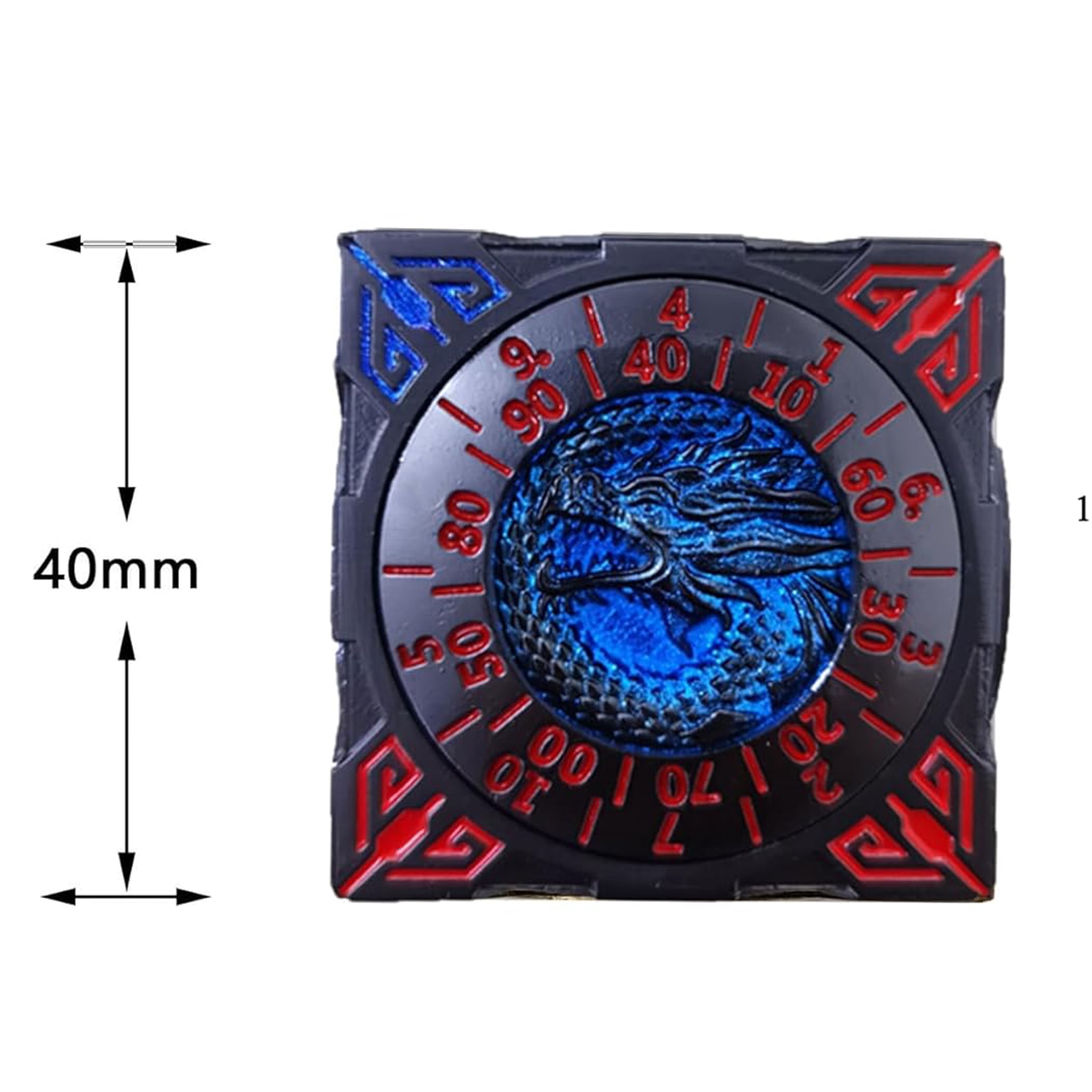 Dragon’s Rainbow Metal DND Dice Set – 7-Piece Polyhedral Tabletop Gaming Dice for Dungeons & Dragons, Pathfinder & RPG Games