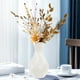 thumbnail image 4 of Jarrón hidropónico Imitación Cerámica Plástico Arreglo Floral Contenedor | Jarrón decorativo de almacenamiento de agua | Diseño de piña corrugada | Blanco Verde Naranja Azul Negro | Paquete de 2 |, 4 of 5