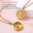 thumbnail image 6 of FindChic Urn Necklaces for Ashes Women Gold Plated Stainless Steel Tree of Life Pendant Necklace Birthday Mothers Day Jewelry Gifts for Mom Her Wife, 6 of 8