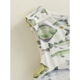 thumbnail image 6 of TSEXIEFOOFU Baby Girls Boys Summer Casual Jumpsuit Sleeveless O Neck Dinosaur/Fish Print Romper, 6 of 8