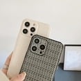 thumbnail image 3 of Woven Pattern Braid Cloth Soft Phone Case Compatible with iPhone Case (Beige,iPhone 12 Pro Max), 3 of 6