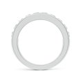 thumbnail image 2 of ANGARA IGI Certified Lab Grown 1.2 Ct Diamond Half Eternity Wedding Ring in 925 Silver for Women (Size-4x3mm| Color-F-G| Clarity-VS) | Anniversary, Jewelry Gift for Women | Lab-Grown Diamond Ring, 2 of 4