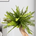 thumbnail image 5 of Dadiaei Artificial Eucalyptus Leaves Stems with Boston Fern, UV Resistant Fake Greenery Branches for Vase, Wedding, Floral Arrangements, Indoor Outdoor Home Decor, Faux Shrub Bushes, 24 Inches, 5 of 8