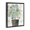 thumbnail image 4 of Stupell Industries Flower Pot Greenery Botanical & Floral Painting Black Floater Framed Art Print Wall Art, 25 x 31, 4 of 10